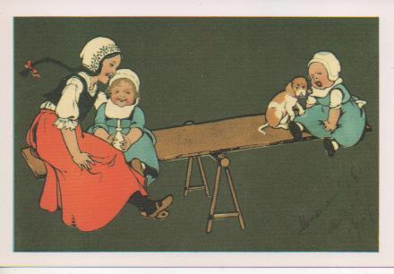 Postal E07262:  Las Mas Bellas Tarjetas Postales Siglo XIX y XX. Niños Jugando(1)