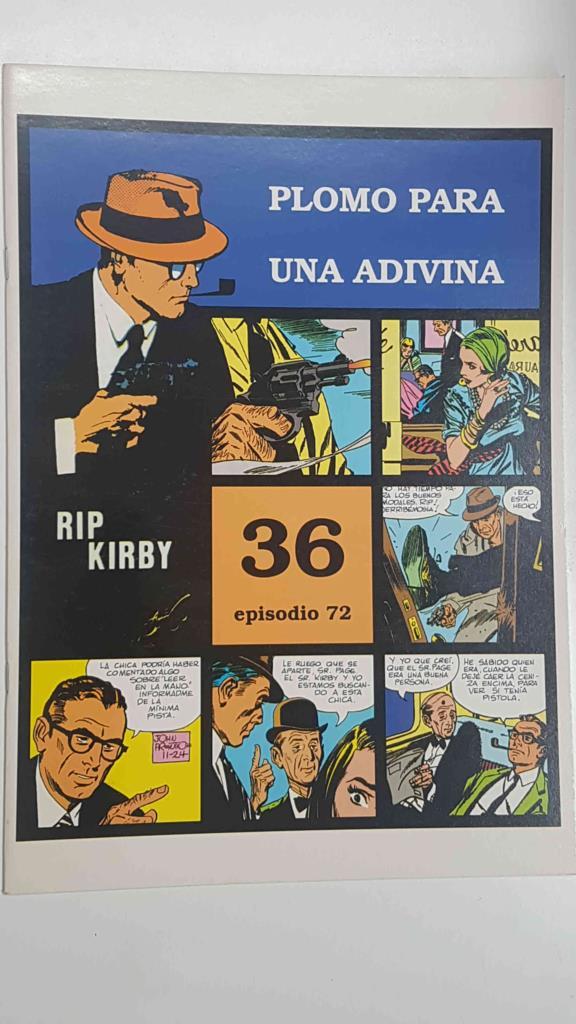 Rip Kirby 36/episodio 072 - Plomo para una adivina. Tiras diarias del 24/10/66 al 31/12/66