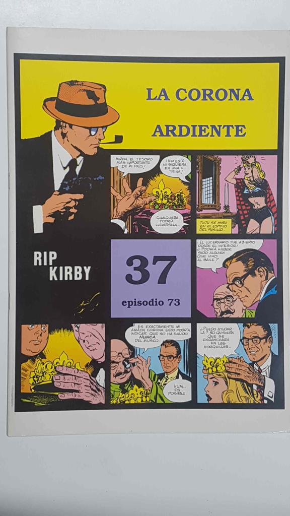 Rip Kirby 37/episodio 073 - La corona ardiente. Tiras diarias del 2/1/67 al 25/3/67