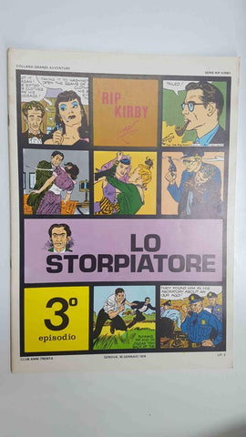 Rip Kirby episodio 03: Lo storpiatore. Collana Grandi Avventure. Strisce giornaliere dal 25-7-1946 al 2-11-1946