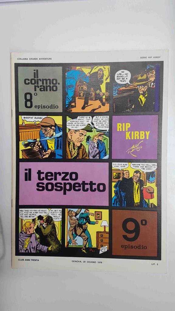 Rip Kirby episodio 09: il terzo sospetto. Collana Grandi Avventure. Strisce giornaliere dal 8-10-1948 al 8-1-1949