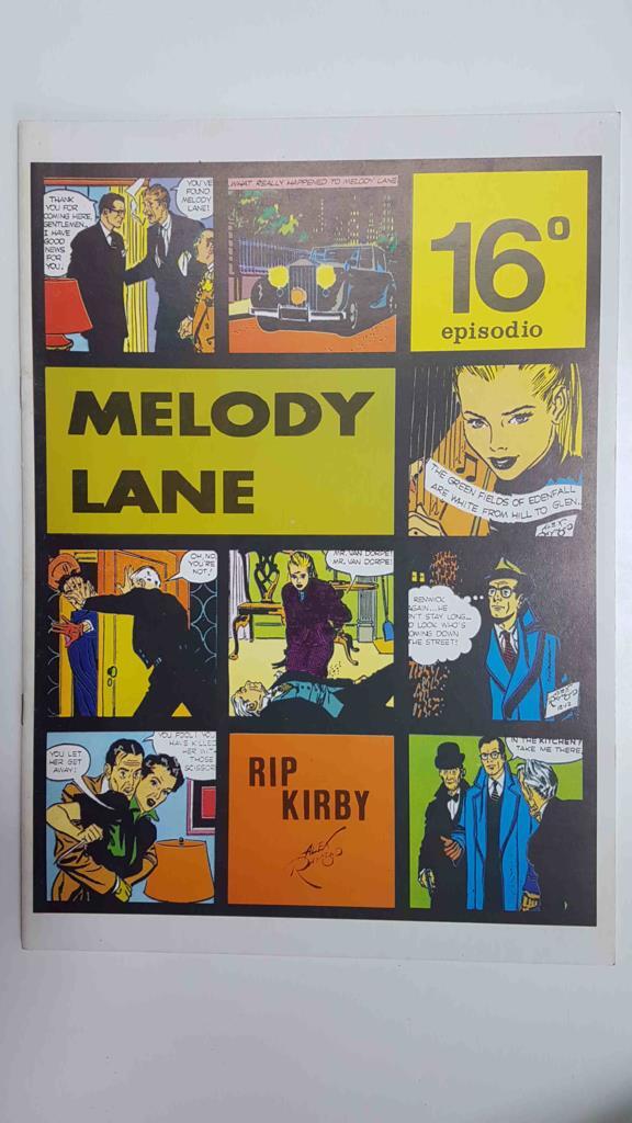 Rip Kirby episodio 16 - Melody Lane. Tiras diarias del 25-9-1950 al 23-12-1950