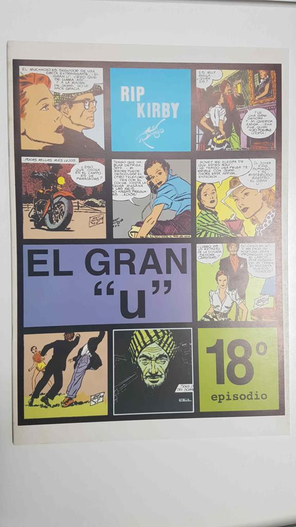 Rip Kirby episodio 18 - El gran"U". Tiras diarias del 30-4-1951 al 22-9-1951