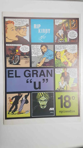 Rip Kirby episodio 18 - El gran"U". Tiras diarias del 30-4-1951 al 22-9-1951