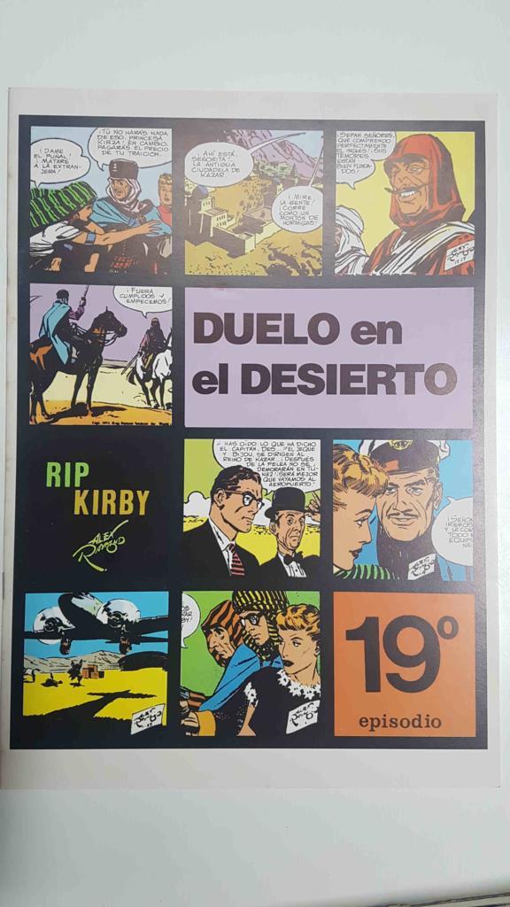 Rip Kirby episodio 19 - Duelo en el desierto. Tiras diarias del 24-9-1951 al 26-1-1952