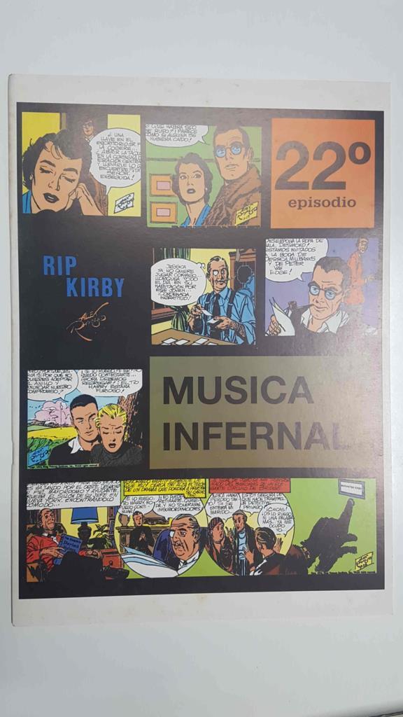 Rip Kirby episodio 22 - Música infernal. Tiras diarias del 29-9-1952 al 31-1-1953