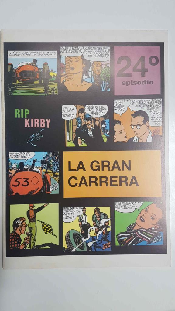 Rip Kirby episodio 24 - La gran carrera. Tiras diarias del 5-11-1953 al 9-5-1953