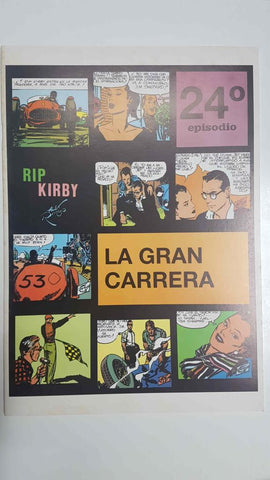 Rip Kirby episodio 24 - La gran carrera. Tiras diarias del 5-11-1953 al 9-5-1953