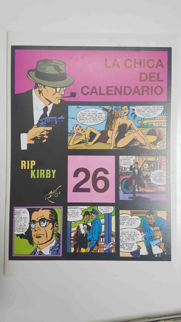 Rip Kirby episodio 26 - La chica del calendario. Tiras diarias del 23-11-1953 al 17-4-1954