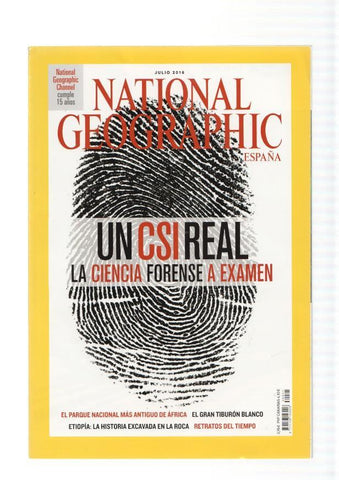 National Geographic,vol. 39 num.01, Julio 2016: Un CSI real- La ciencia forense a