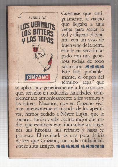 Libro de Los Vermuts Los Bitters y las tapas