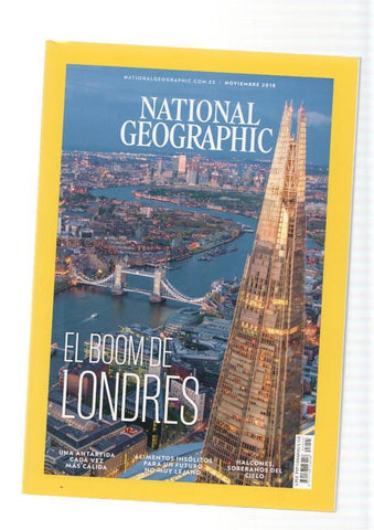 National Geographic, noviembre 2018: El boom de Londres- Una Antartida cada 