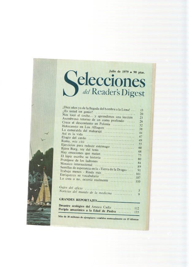 Selecciones del Reader s Digest. julio 1979: Diez años ya de la llegada del hombre
