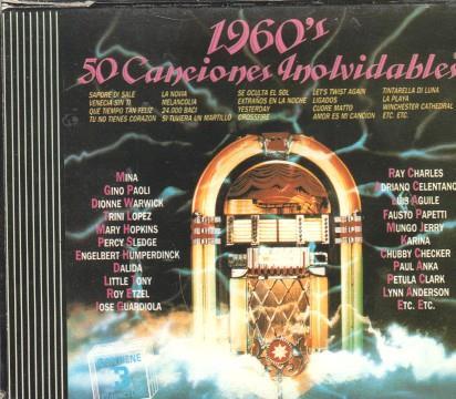 Triple CD Musica: 1960's 50 canciones inolvidables