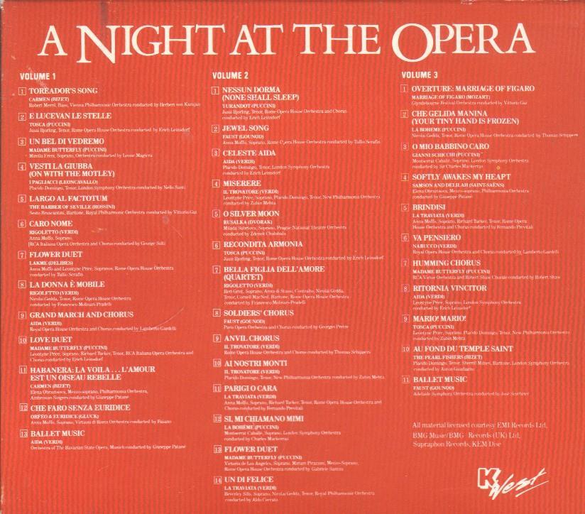 Triple CD Musica: A night at the opera