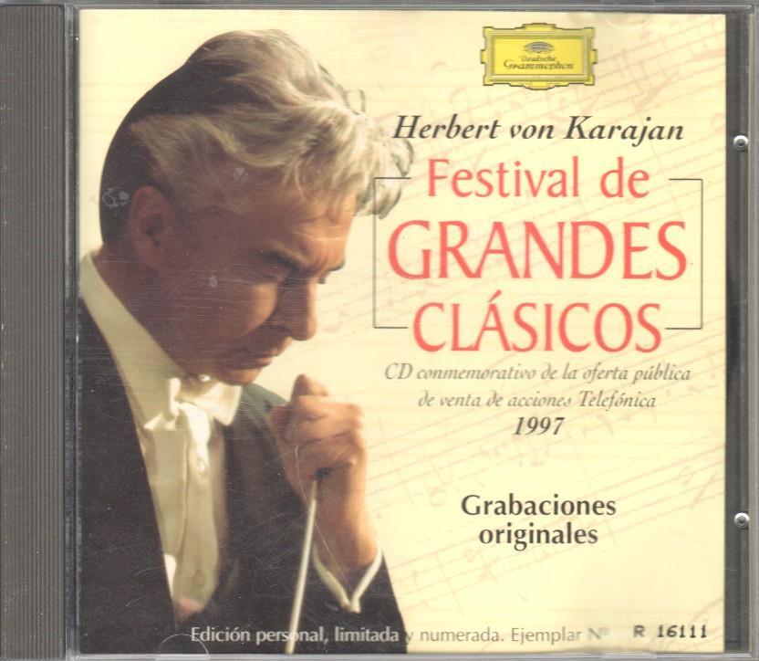 CD Musica: Festival de grandes clasicos - Herbert von Karajan