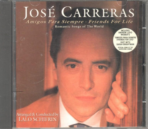 CD Musica: Jose Carreras - Amigos para siempre - Friends for life