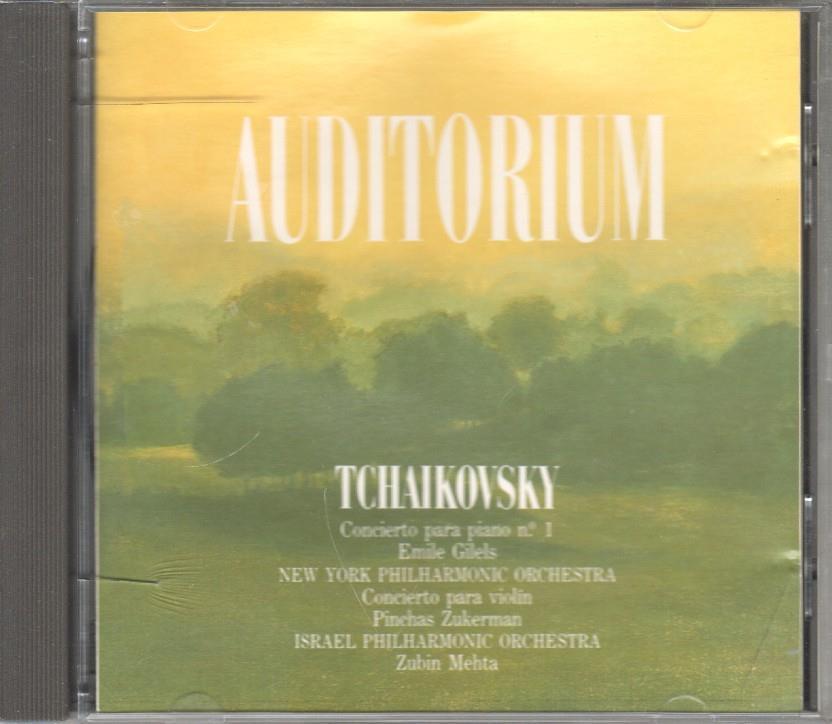 CD Musica: Auditorium - Tchaikovsky Concierto para piano No. 1