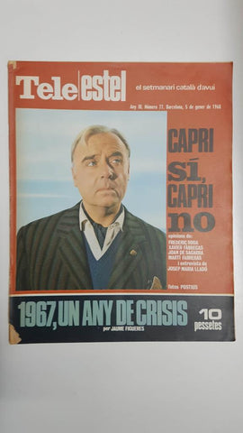 Revista Tele/Estel any III, num 77, 5 gener de 1968 - 1967 un any de crisis