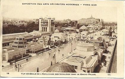 POSTAL A2655: Esplanade del Invalides. Paris 1925