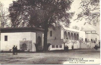 POSTAL A2651: Palacio de Tunez en la Exposcion Colonial de Marsella de 1922