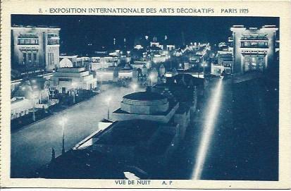 POSTAL A2682: Vista Exposicion Internacional de Artes Decorativas Paris