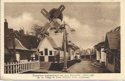POSTAL A2679: Village du Jouet. Exposicion Artes Decorativas. Paris