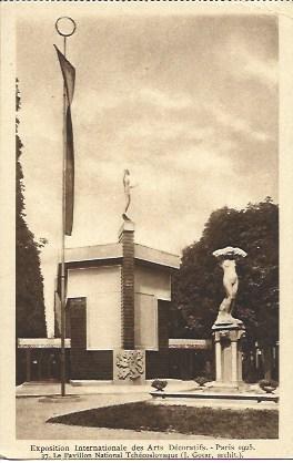 POSTAL A2674: Pabellon de Checoslovaquia