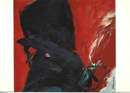 POSTAL A2600: Rojo sombrio, por Guerrero