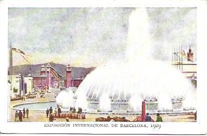 POSTAL A2609: Fuente Monumental en Barcelona