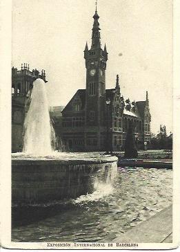 POSTAL A2612: Pabellon de Belgica 