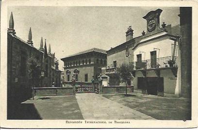 POSTAL A2629: Plaza Aragonesa. Exposicion Barcelona