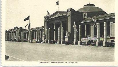 POSTAL A2618: Palacio de la Metalurgia. Exposicion Barcelona