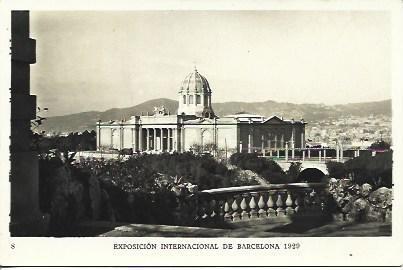 POSTAL A2617: Palacio de Industrias Quimicas. Exposicion Barcelona