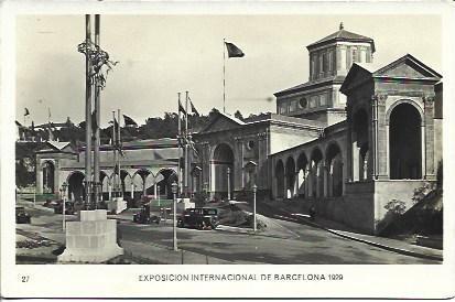 POSTAL A2615: Palacio de las Artes Graficas. Exposicion Barcelona