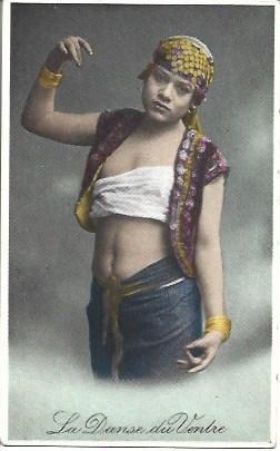 POSTAL A2753: Bailarina de Egipto
