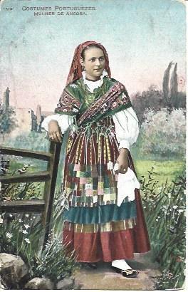 POSTAL A2750: Mujer de Ancora. Portugal
