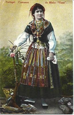 POSTAL A2748: Costumbres del Miño