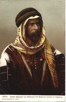 POSTAL A2739: Jefe beduino de Palmira, Siria