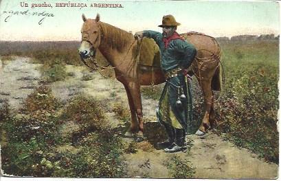 POSTAL A2776: Hombre gaucho. Argentina