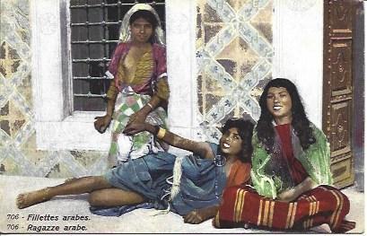 POSTAL A2774: Chicas jovenes arabes