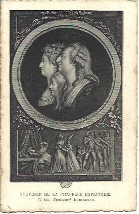 POSTAL A2704: Souvenir de la Chapelle Expiatoire