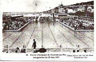 POSTAL A2701: Piscina olimpica de Trouville sur Mer
