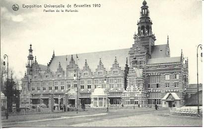 POSTAL A2688:Pabellon de Holanda. Bruselas 