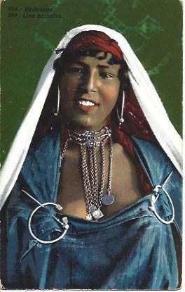 POSTAL A2726: Mujer arabe beduina