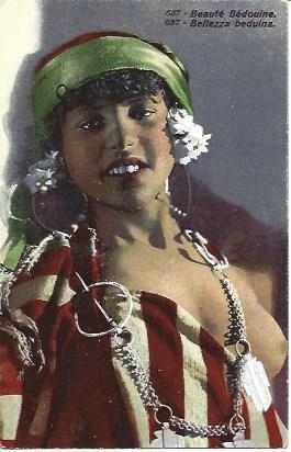 POSTAL A2724: Belleza beduina