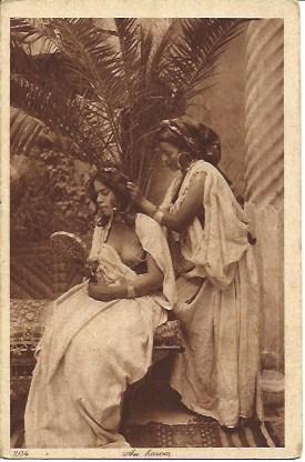 POSTAL A2722: Mujeres arabes