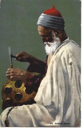 POSTAL A2720: Artesano arabe