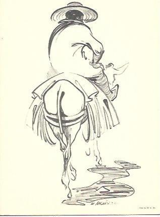 POSTAL A2459: Dibujo a lapiz