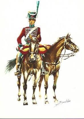 POSTAL A2479: Cazador de la Guardia de Honor del Generalisimo Principe de la Paz